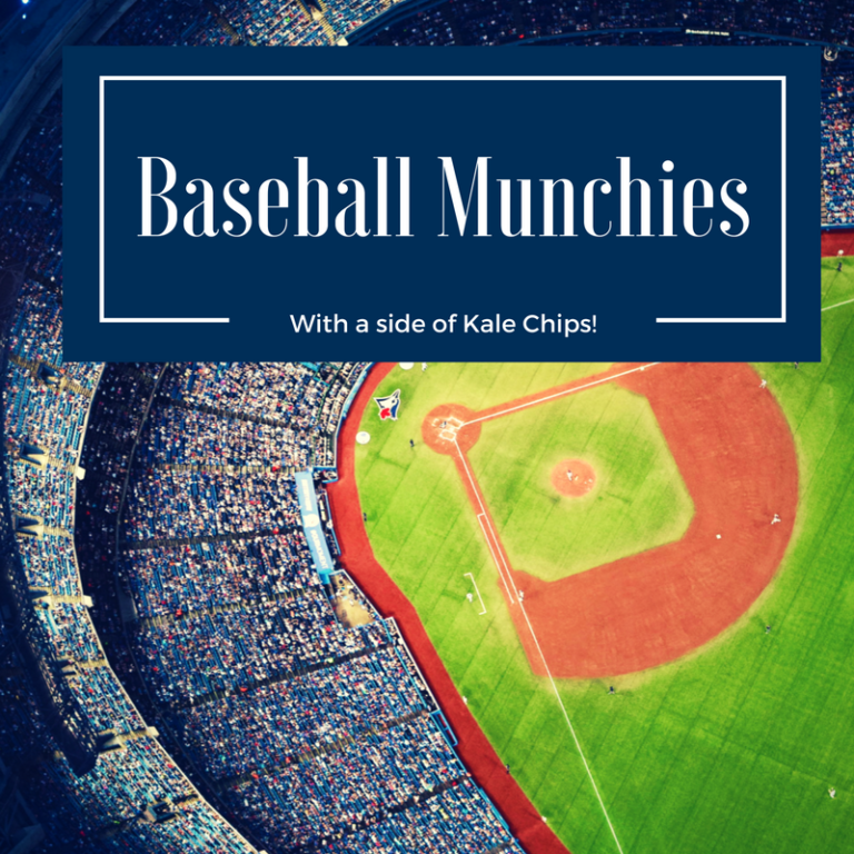 The Baseball Munchies with a side of Kale Chips