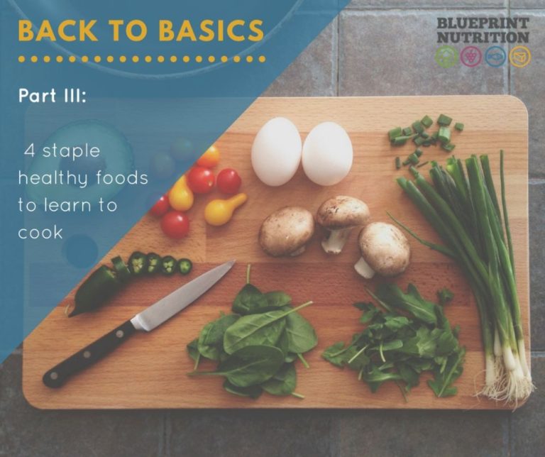 4 staple healthy foods to learn to cook