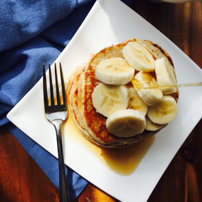 High Protein Cottage Cheese Pancakes