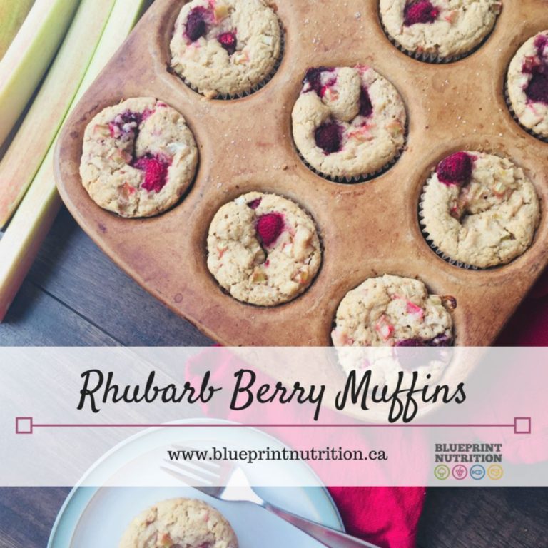 Rhubarb Berry Muffins