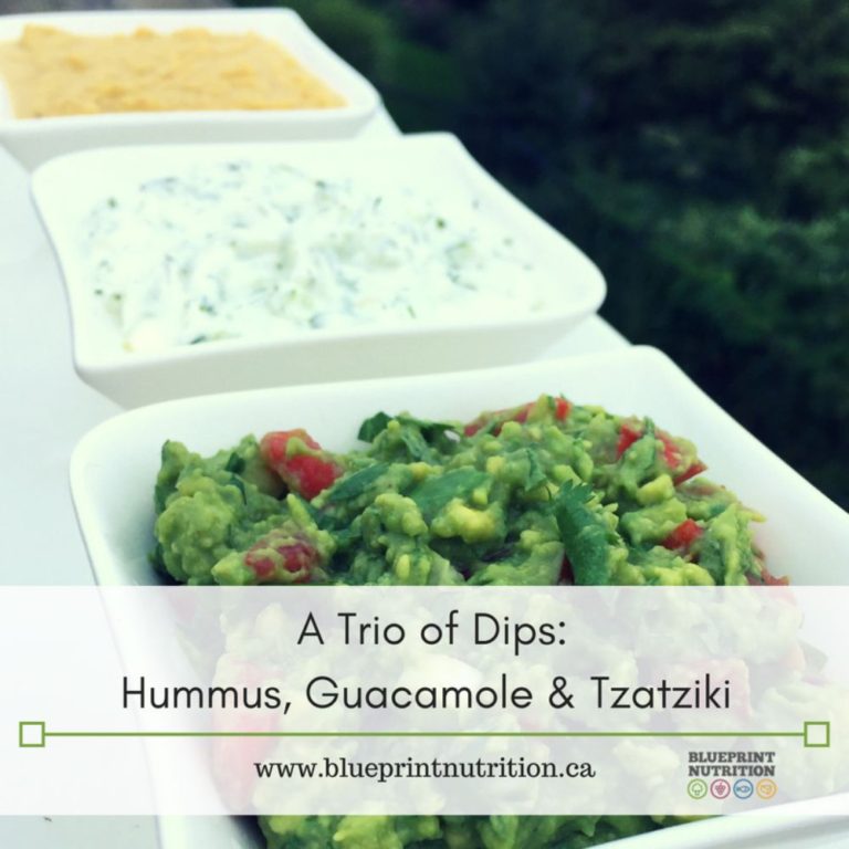 A Trio of Dip Recipes: Hummus, Guacamole and Tzatziki