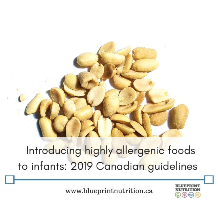 Introducing highly allergenic foods to infants: 2019 Canadian guidelines