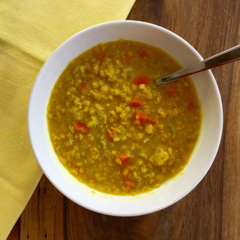 Plant-Powered Pumpkin Lentil Soup