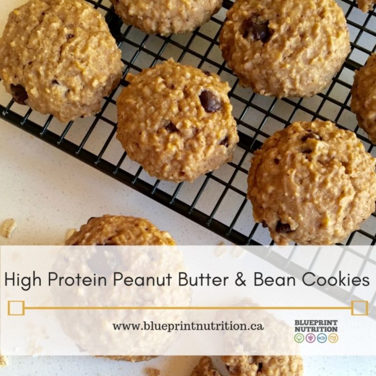High Protein Peanut Butter and Bean Cookies