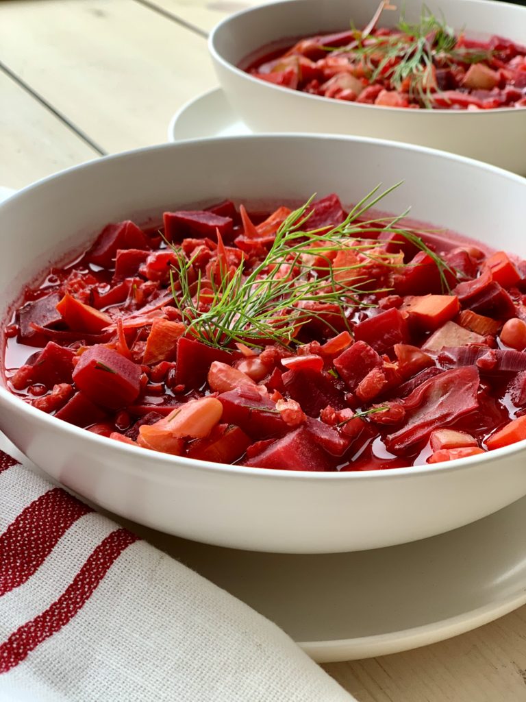 Hearty Vegan Beet Borscht