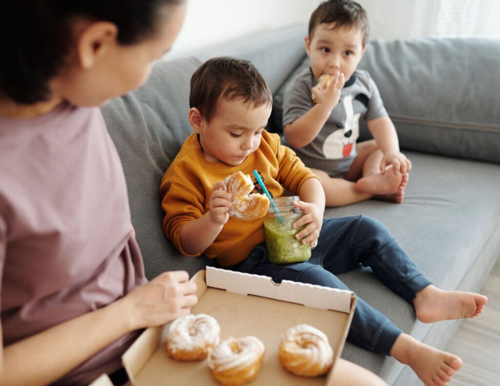 kid won't eat dinner then asks for a snack