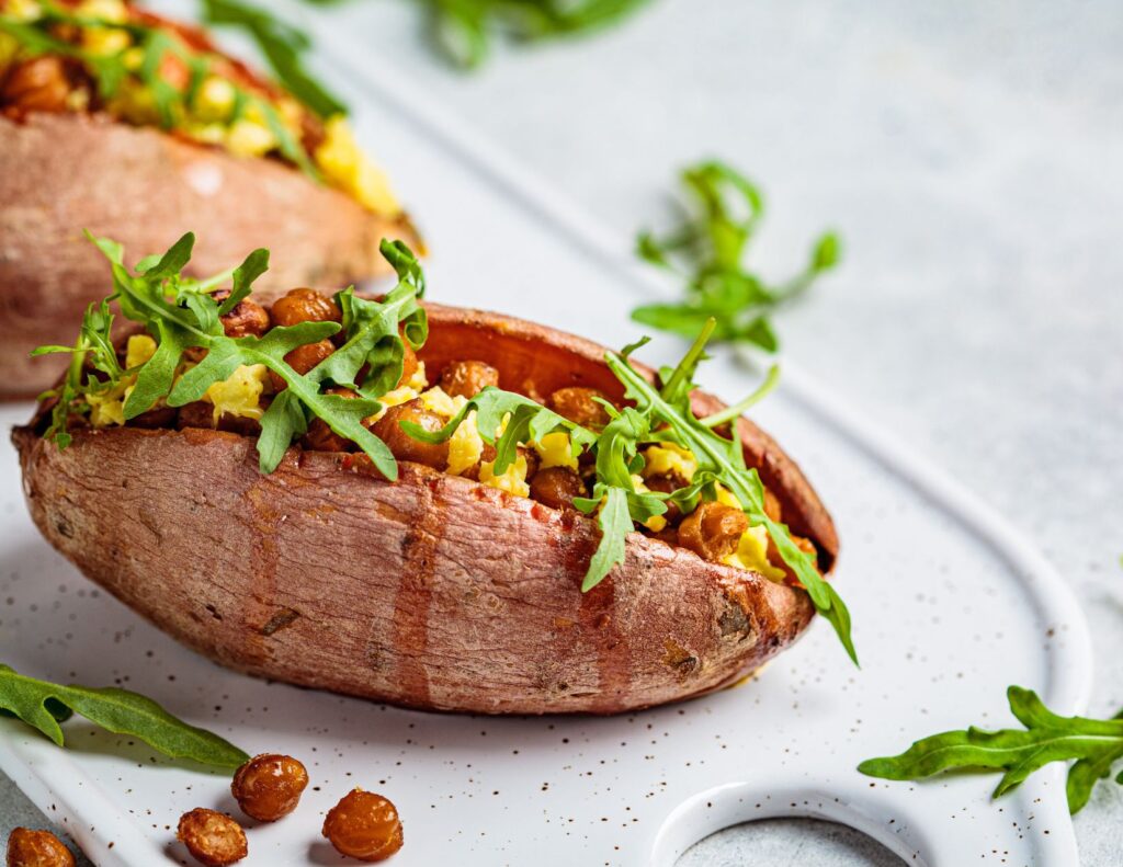 Supper idea for picky eaters: Loaded baked potato 