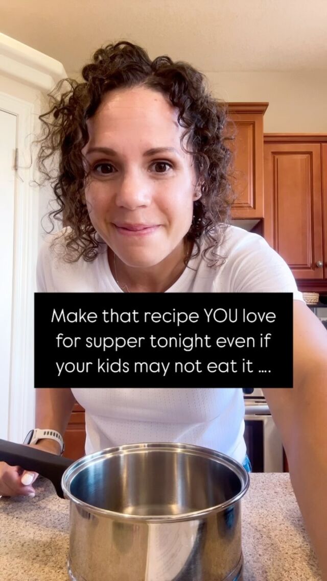 3 reasons why (*most) kids shouldn’t choose what’s for dinner every night ….. ⤵️

*see note below about the exception … 

1️⃣ If they choose (aka you always ask them “what do you want for dinner?”) then you may eventually feel resentful towards them for limiting your dinner repertoire because chances are they’ll keep requesting the same stuff over and over again. Kids often prioritize comfort and familiarity around food and eating. (TBH, many adults do too.) It’s not a bad thing. It’s just hard to help kids learn to like new foods if we’re never making them. 🤷🏻‍♀️

2️⃣ Assuming you make the same handful of things that they request, then you’re limiting their variety of foods eaten and subsequently limiting their intake of nutrients their body gets as well. 

3️⃣ Your kids only know that “x” (aka a small number) of foods/meals exist in the world. You know SO much more than they do about food!! This is why it’s our job to come up with the menu (feel free to offer some choice too tho) and trust them to explore at their own rate and pace. 

When was the last time that you truly cooked a recipe that you wanted and you enjoyed for supper?! 
———

*I say most because there are certain circumstances when working with a child with ARFID or other feeding differences when it might be helpful to use a different approach. Remember feeding kids is nuanced and not every post or reel you see about raising adventurous eaters will apply to you or your situation.

#realmom #realmomlife #pickyeater #pickyeaters #pickyeating #canadianmom #kwawesome #suppertime
